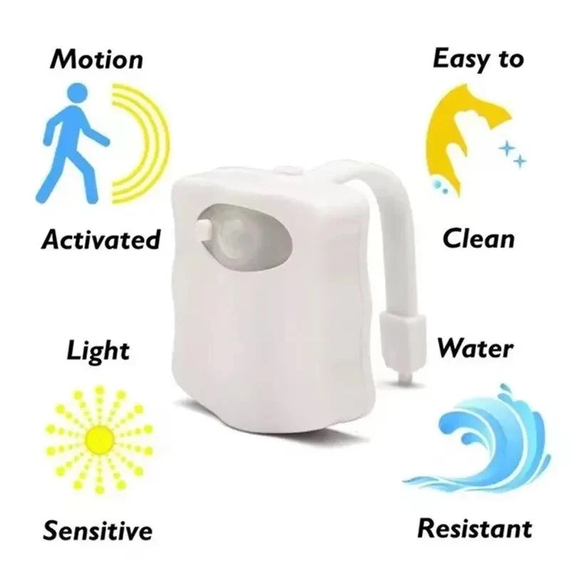 AuraGlow Toilet Night Light