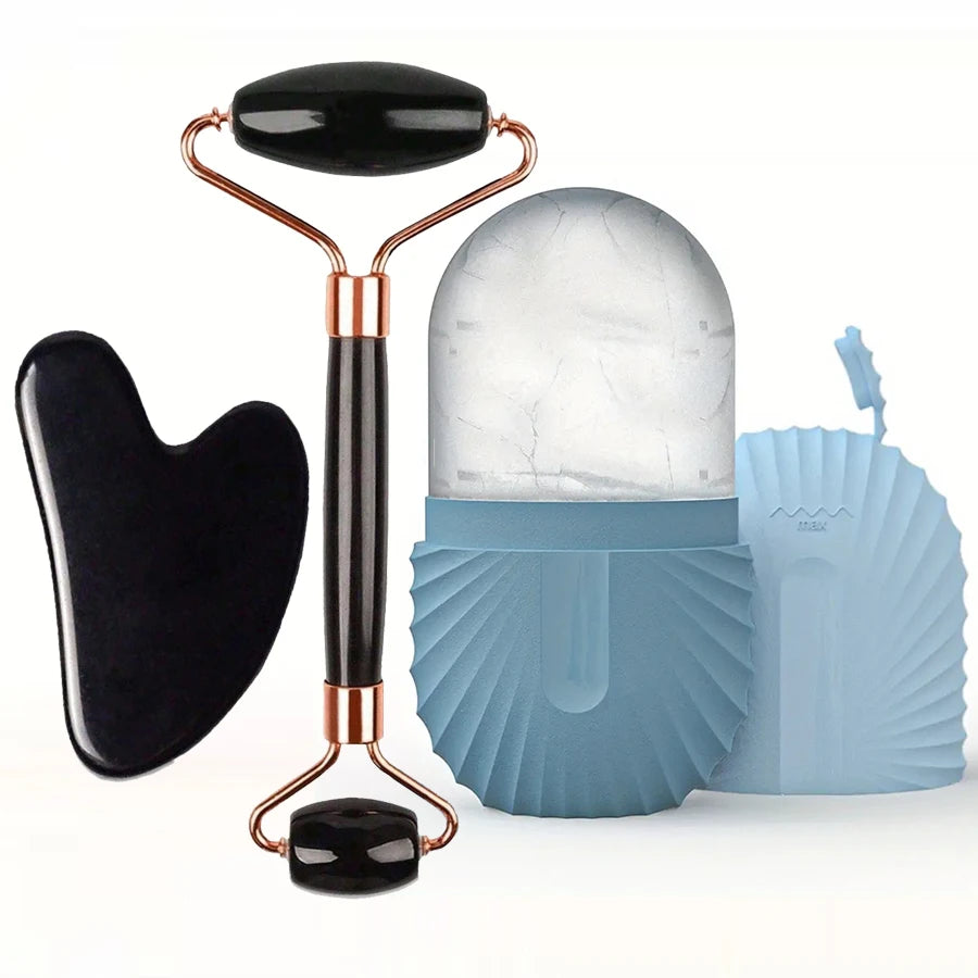 Ice Glow Facial Roller Set