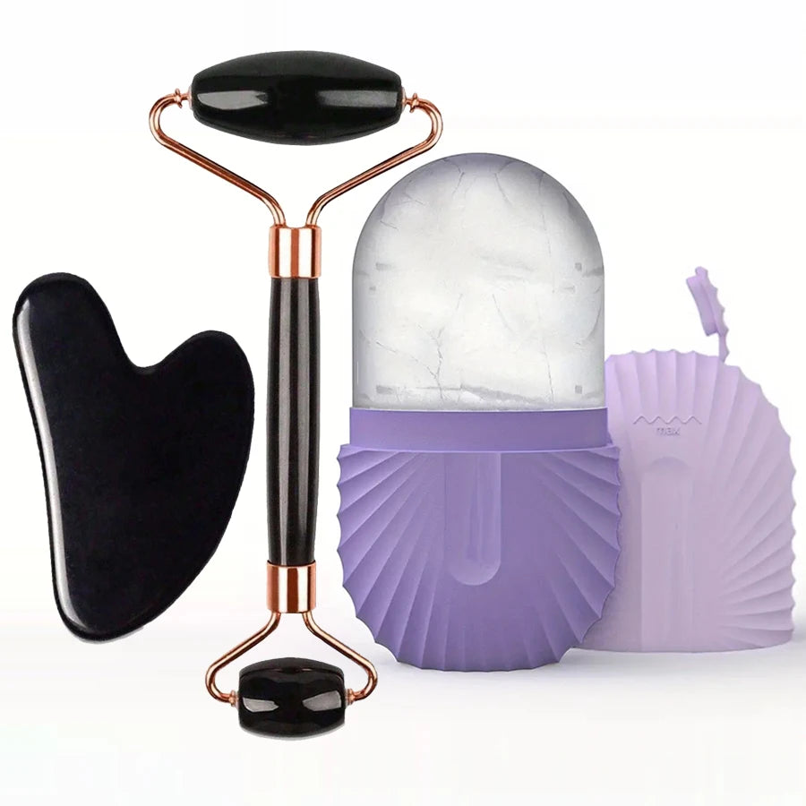 Ice Glow Facial Roller Set