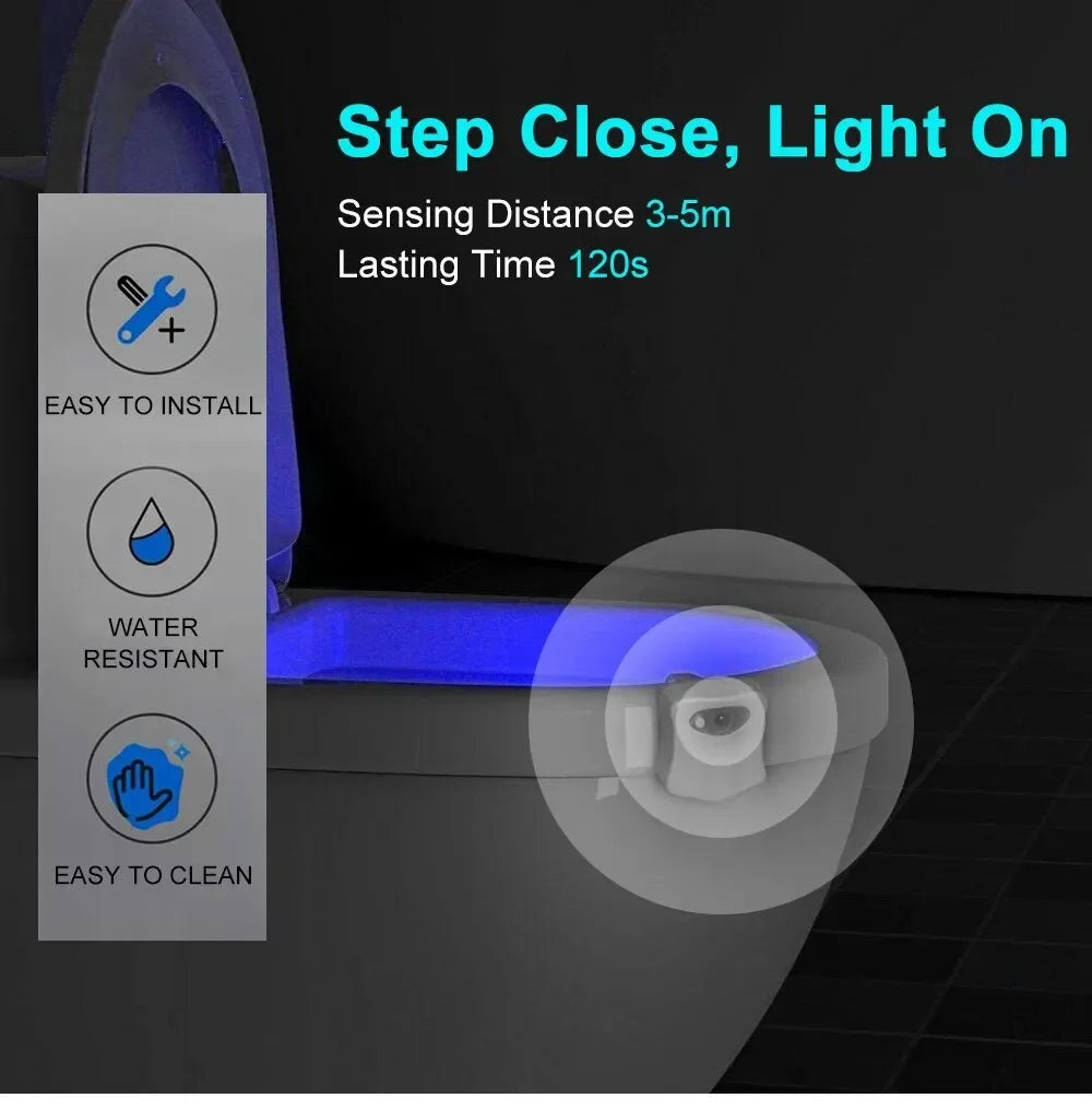 AuraGlow Toilet Night Light