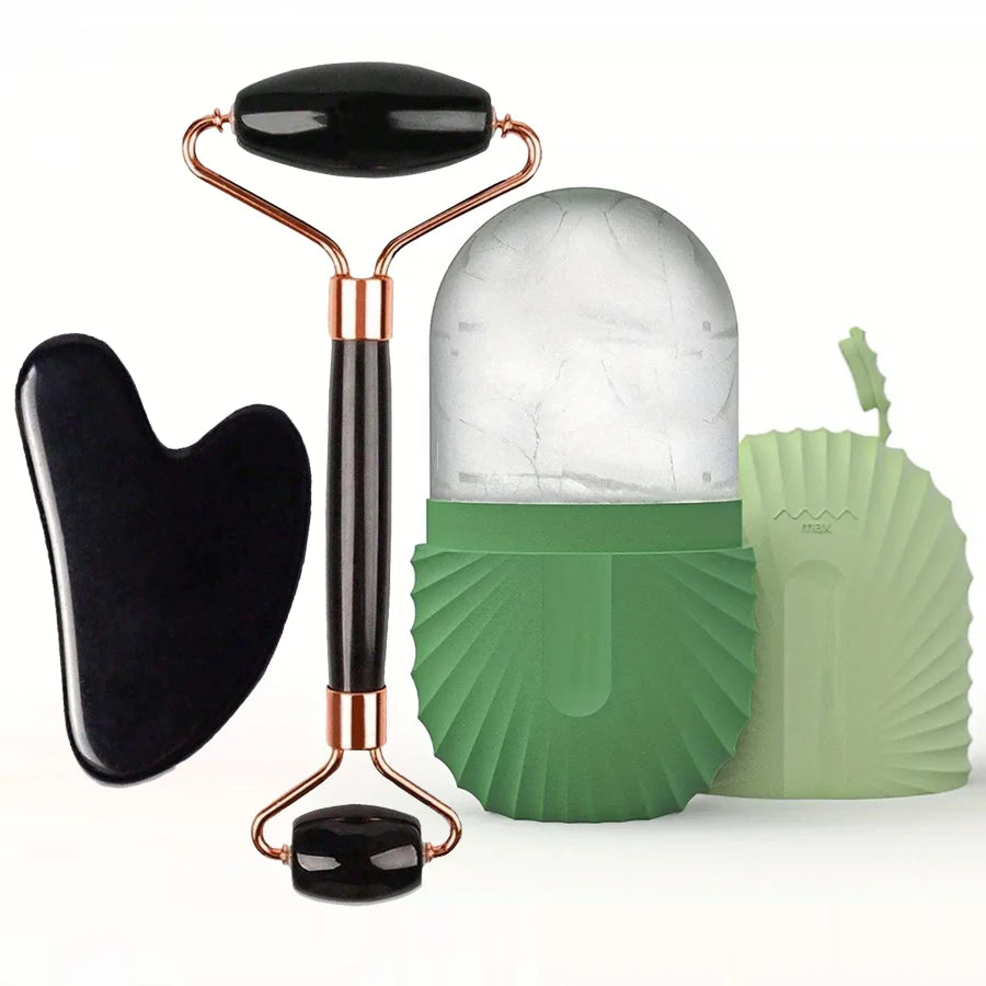 Ice Glow Facial Roller Set