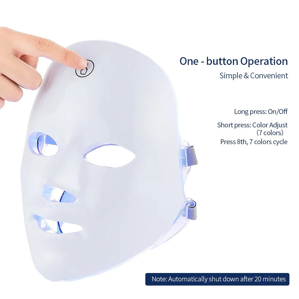 LED Glow Therapy Face Mask