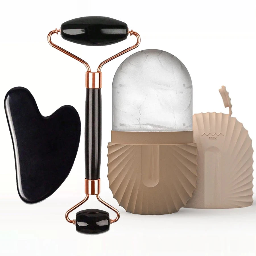 Ice Glow Facial Roller Set