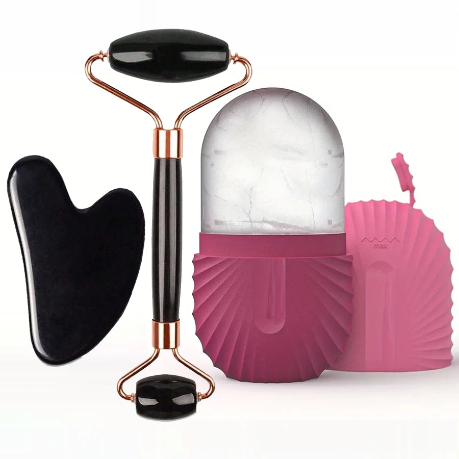 Ice Glow Facial Roller Set