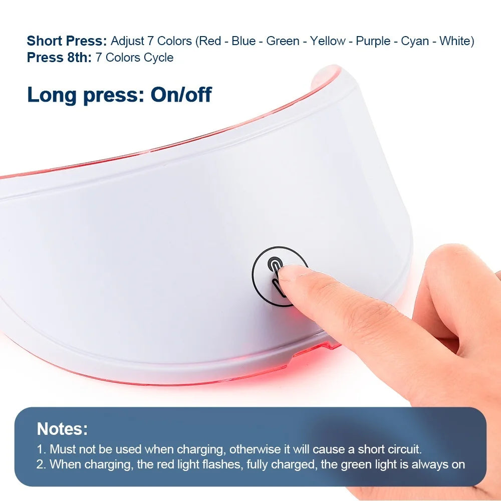 LED Glow Therapy Face Mask