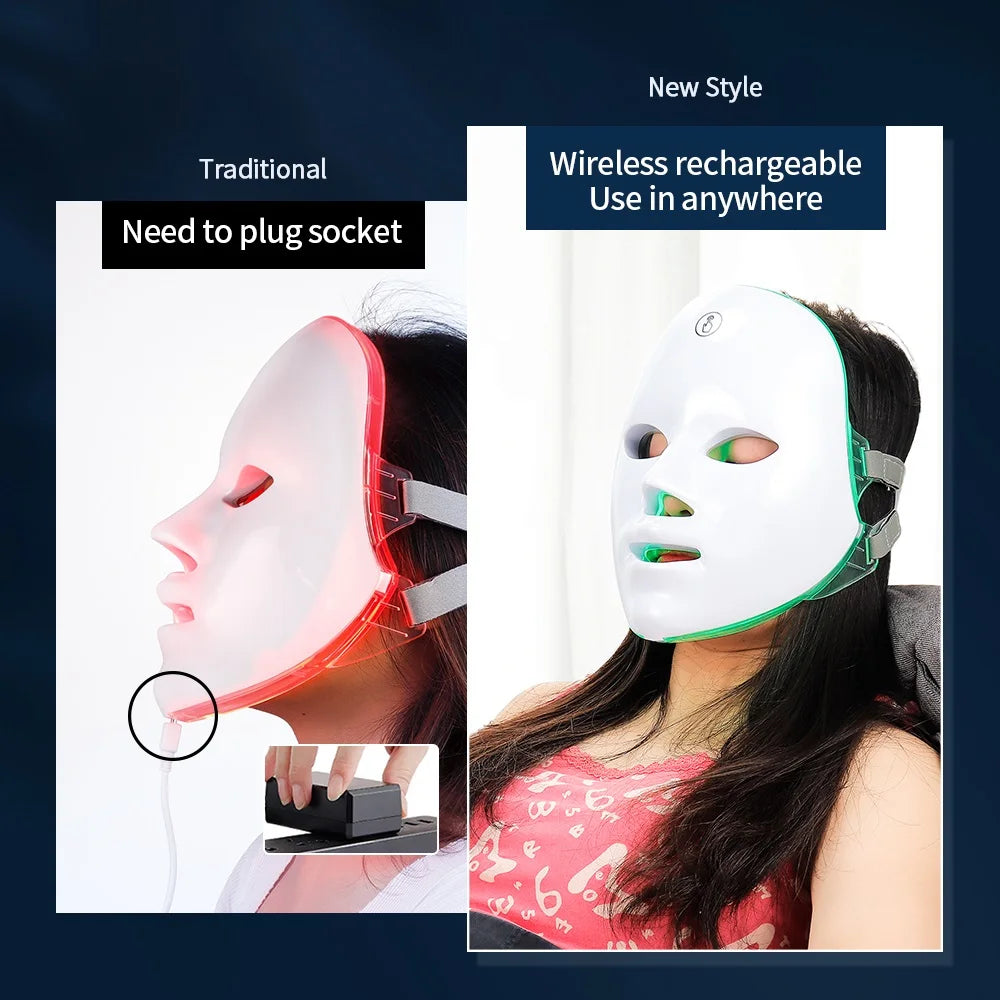 LED Glow Therapy Face Mask