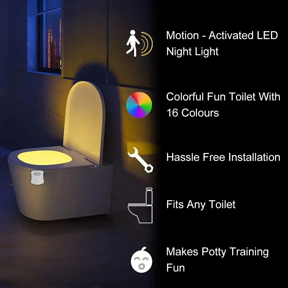 AuraGlow Toilet Night Light