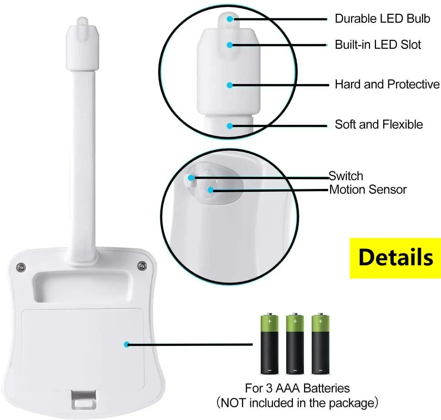AuraGlow Toilet Night Light